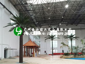 商场酒店装饰假椰子树 展厅机场大型景观树热带椰树